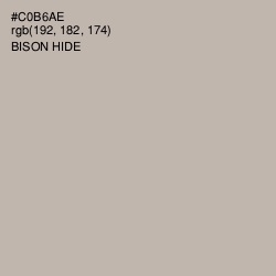#C0B6AE - Bison Hide Color Image